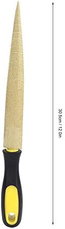 Дървена Рашпиль, през Цялата Рашпиль, с полукръгла Ръчно Рашпиль, Ръчно Файл от Въглеродна Стомана Премиум-Клас, Златна Тънки Дървени