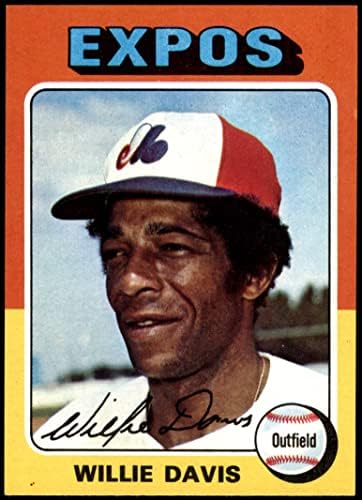 1975 Topps # 10 Willey Дейвис Монреал Экспос (Бейзболна картичка) NM / MT Изложения