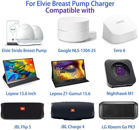 Зарядно устройство, USB C 5 за молокоотсоса Elvie, Безжични колони JBL Charge 4-5, Pulse 4, Flip 5, Extreme3, LepowZ1, Cocopar, ASUS,