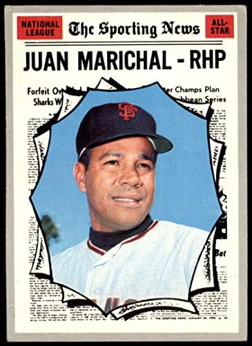 1970 Topps 466 All-Star Хуан Маричал Сан Франциско Джайентс (Бейзболна картичка) VG+ Джайентс