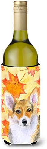 Carolin's Treasures ВВ9903ЛИТЕРОК Pembroke Corgi Есента на Държач за бутилки Вино, Жълто, чанта за Носене-охладител За бутилки, Може