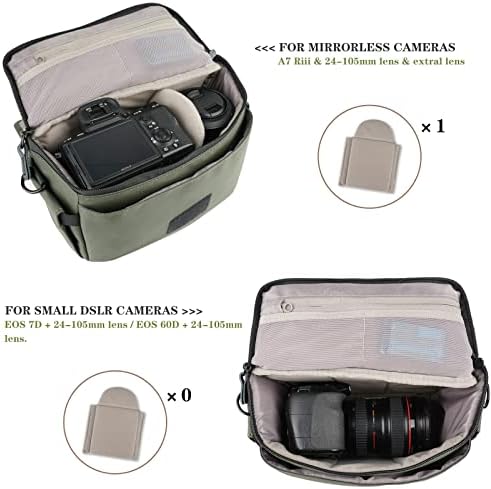 Чанта за фотоапарат Besnfoto, Малка Рефлексен Фотоапарат, Чанта през рамо за Фотографа, Водоустойчива Чанта-Месинджър чанта за Носене