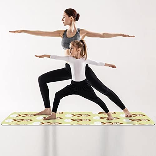 Универсална Подложка за йога, Подложка за раздвижване и загрявка за йога, верига от цветове от зелен Леопард