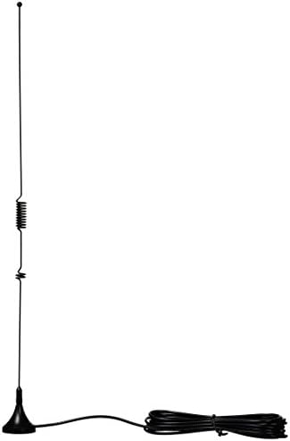 Tram 1081-Двухдиапазонная Магнитна антена SMA 144 Mhz/430 Mhz с конектор SMA-Male, 15,80 инча x 3,15 инча x 1,30 инча.