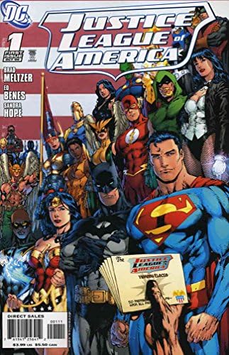 Лигата на справедливостта на Америка (2 серия) 1Б VF; комиксите DC