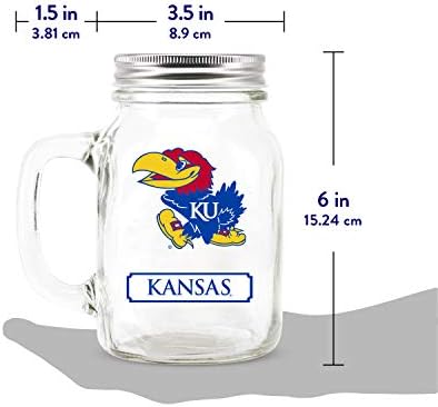 Стъклена банка NCAA Kansas Jayhawks обем 20 грама