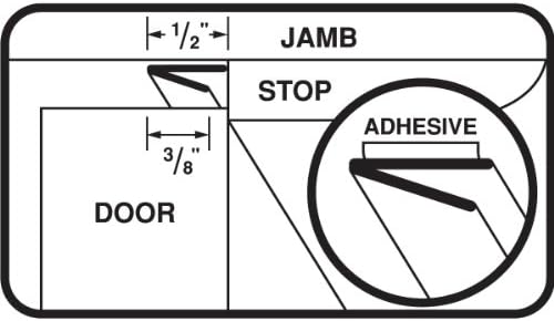 Гъвкаво v-образно уплътнение за източване от атмосферни въздействия за врати и прозорци - MD Building Products 03541