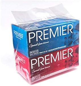 Кутия за салфетки за лице Premierr (опаковка от 2 броя)