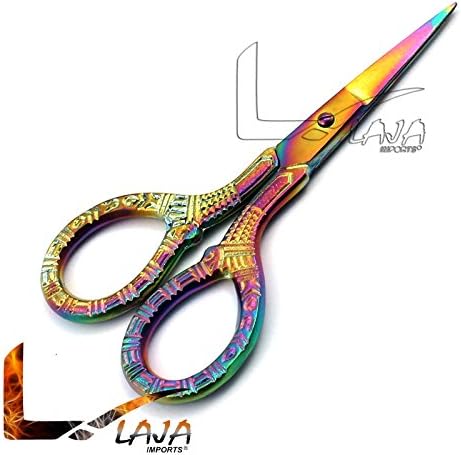 LAJA ВНАСЯ Комплект от 10 различни Цветни Преливащи се Шевни ножици за бродерия 3,5 Classic за шиене