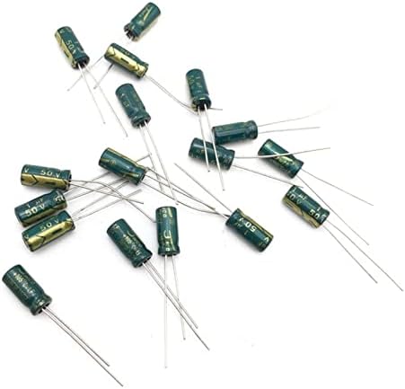 Кондензатори NHOSS 50 бр./лот 1 на icf 50 В 1mf 105C 5x11 mm Алуминиеви електролитни кондензатори 50V1UF Бразда заключение 50 бр. (Размер: