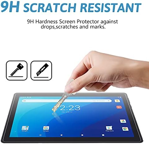 GOZOPO [2] Защитно фолио за екрана Onn Pro От 10.1 Tablet 2020 [Устойчив на надраскване] Филм от закалено стъкло Walmart Onn От 10.1