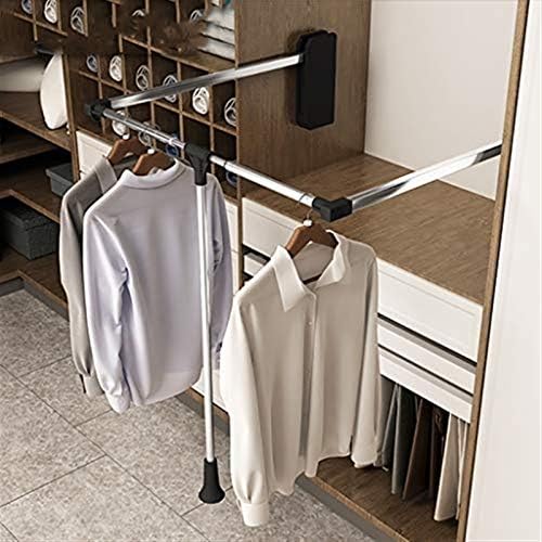 Прибиращи закачалки за гардероб, автоматична корекция на ширината отскок, с Голям Разтегателен закачалки за гардероб, Лесна система за