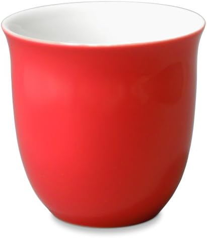 Японската чаена чаша FORLIFE (комплект от 4 броя), 6,5 унции, бяла