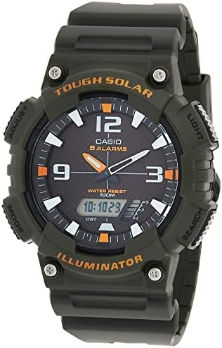 Мъжки спортни Комбинираната часовник Casio Tough Solar AQ-S810W-1AVCF