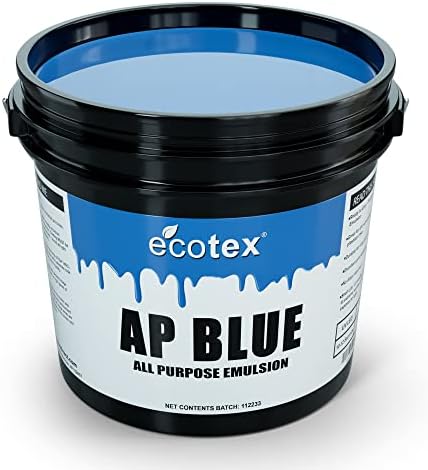 Синята емулсия за ситопечат Ecotex® AP (литър - 32 грама), Предварително Сенсибилизированная Фотоэмульсия за, ситопечат, текстил и платове
