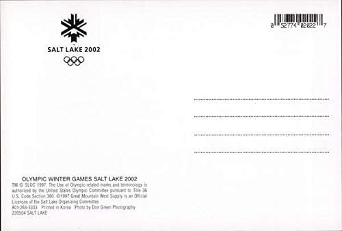 Зимните Олимпийски игри в Солт Лейк Сити 2002, Солт Лейк Сити, Юта, ЮТА Оригиналната реколта картичка