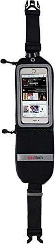 Водоустойчив колан за джогинг Navitech Black за вашия мобилен телефон е Съвместим с Samsung Galaxy A80