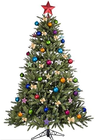 Didiseaon Коледен Декор Мини Елхи, Мини-Коледни Панделки Златна Блестящ Лък Коледно Дърво Украса на Носа Коледно Дърво Висящи Бижута