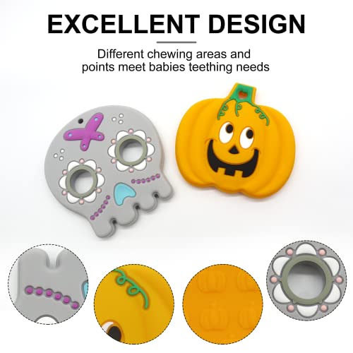 Сензорно Жевательное Огърлица за деца от 2 опаковки на Силиконови играчки за деца-Прорезывателей, Играчки Santi & Me за никнене на млечни