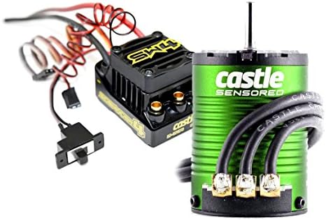 Castle Creations Sidewinder 4 Без Докосване на ESC и 1410 3800KV Актуализация Бесщеточного на двигателя за 1/10 Радиоуправляеми коли