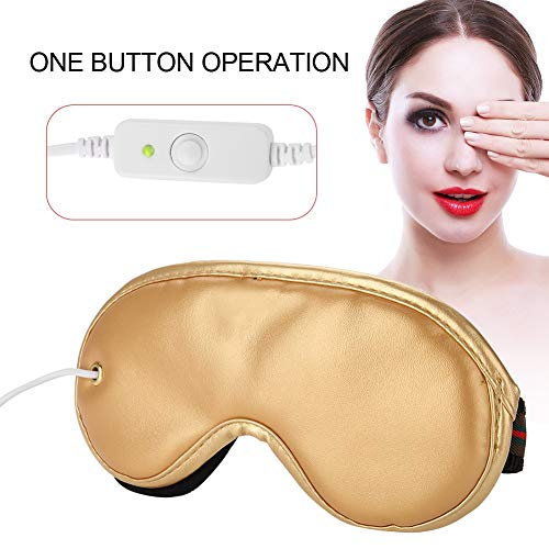 Магнитна Нагревательная Маска За Очи Herbal USB Aroma Облекчава Умората Маска За Сън, Пътуване