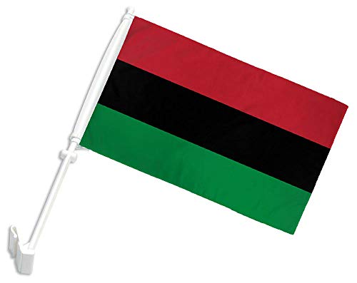 (2 опаковки) 12x18 Афроамериканский Кънтри Автомобил Лодка Превозно Средство Черен Флаг Lives Matter