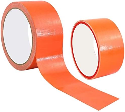 FGHH Здрава Тъканта Лента PVC standalone, маркировъчна Лента Килими Лента Высоковязкая Водоустойчива Лента тиксо 0529 (Оранжев цвят)