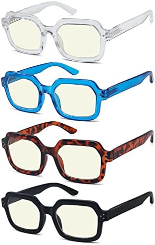Eyekepper 5-pack Очила за четене за Жени Квадратни Ридеры в Голяма Рамка