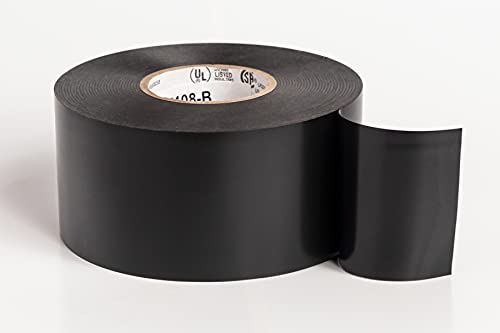 Звукоизоляционная Vinyl акустична герметизирующая лента MLV - 2 x 108 - Черна Съединителната лента PVC, Изолира шевове MLV и пропуските