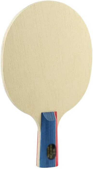 PDGJG Дървена ракета за тенис на маса 5 Слоеве на Средната скорост на Острието на ракета за Пинг-понг е Отличен удостоверението за игри