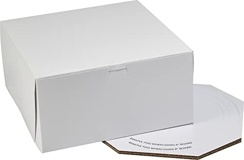 Кутия за сватбена торта DecoPac, поставка за сватбена торта за торти - 10 x 10x 5