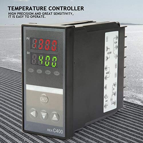 HUANGXING - Регулатор на температурата за аларма, SSR Изход Лесен за работа машина за висока точност Регулатор на температурата, Хладилни