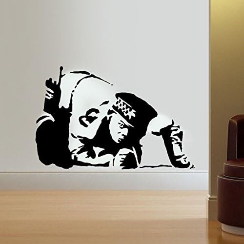 Шаблони Banksy - Нюхающий Кокаин Ченге, Ченге / за многократна употреба Шаблони за домашен интериор и артистични стенописи (L / 35X54