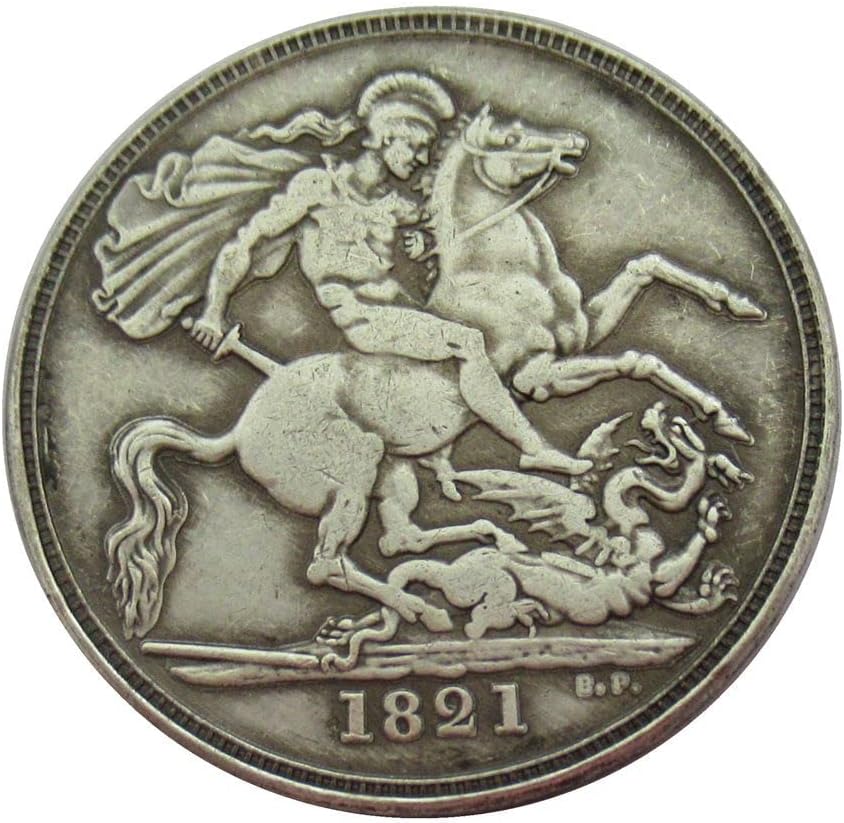 Възпоменателна Монета в 1 на Британската корона 1821 г. в Чуждестранна Копия