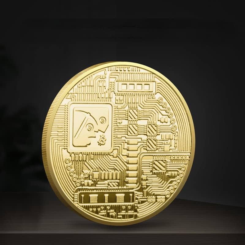 40 ММ*3 мм БТК Бита B Възпоменателна Монета Цифров Виртуална Валута Златни Монети, Сребърни Монети с Колекционерска стойност (Злато)