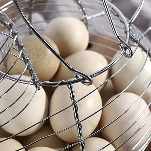 Кошница за яйца Houchu Практически Здрава Ракита Кошница За Съхранение на Яйца за Домашно Пиле Декоративно Кухненско Украса във Формата