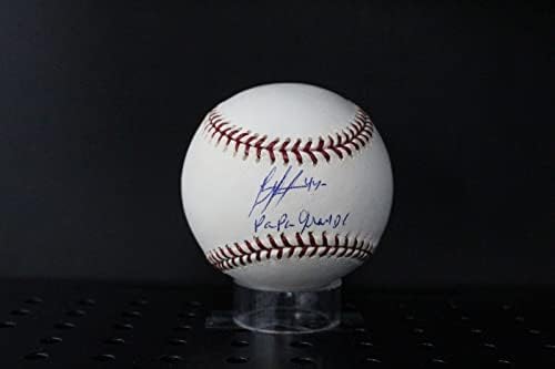 Автограф Хосе Вальверде (Папа Гранде) в бейзбола Auto PSA/DNA AL56523 - Бейзболни топки с автографи