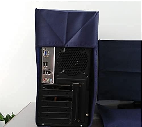 Комплект от 3 теми, прахоустойчив калъф за cpu, Монитор + Клавиатура + Компютърен хост-КОМПЮТЪР, Прахозащитен компютърни седалка, чанта