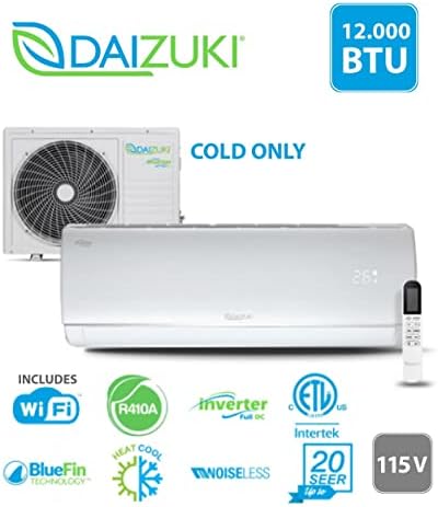 Миниразветвленная система за променлив ток Daizuki White, без канали с инверторной технология, топлинна помпа (студено / топло) от 18