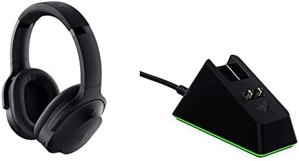 Безжична детска слушалките Razer Barracuda Pro, за мобилни устройства (PC, Playstation, Switch, Android, iOS) Черно и док-станция за