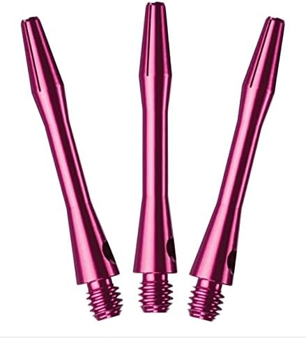 Американски стрели - 3 комплекта (9 стрели) Розови Алуминиеви накрайници за стреличките + о-пръстени, къса 1 1/2 инча
