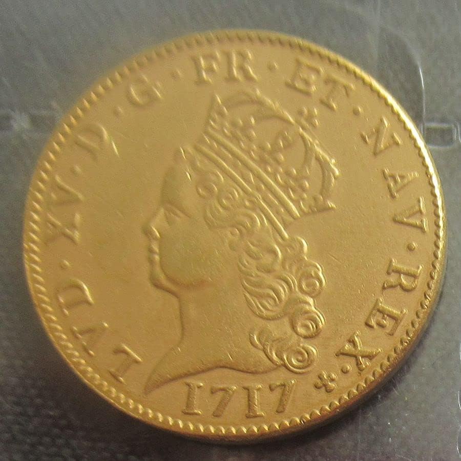 Френска Чуждестранна Копие От 1717 Г., Златна Възпоменателна Монета