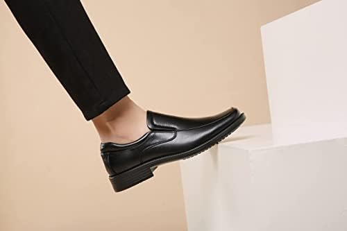 DECARSDZ Мъжки Класически официални обувки Oxfords Черен цвят