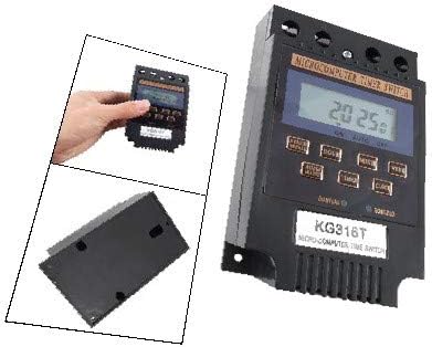 X-DREE 110 LCD микрокомпютър с таймер за управление на времето KG316T (Interruttore temporizzatore за микрокомпютър controllo orario