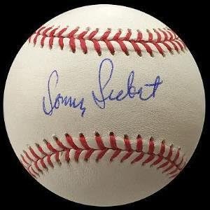Бейзбол с автограф на Сони Сиберта OML - Бейзболни топки с автографи