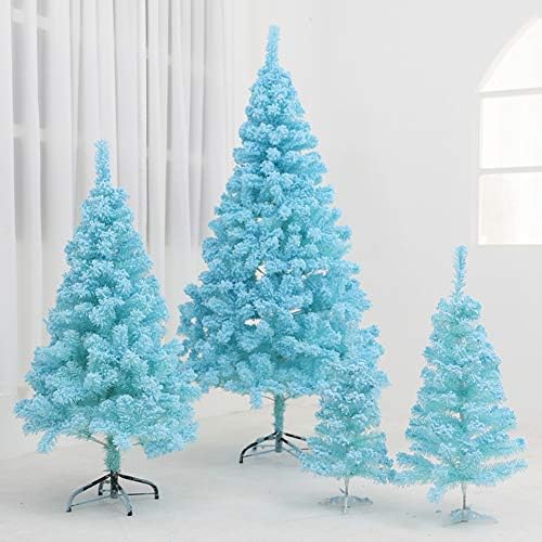 ZPEE 1,9 метра Коледен Декоративен материал PVC Стекающаяся Коледно дърво с Пластмасова поставка за Автоматично Разпространение на Клони
