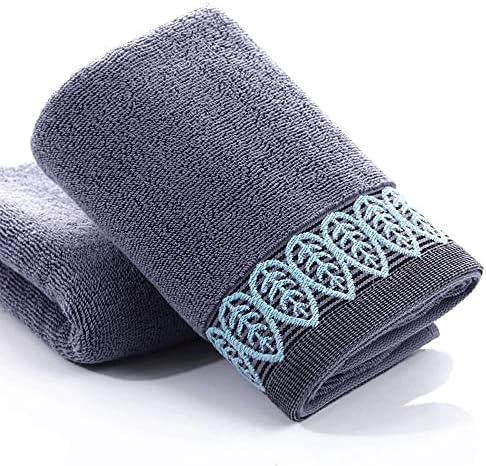 DHTDVD Памучни Кърпи с бродерия листа памучни прежди памучни Кърпи за измиване на лицето Малко кърпи за баня за ръце (Цвят: E, размер: