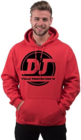 Облекло Bang Tidy, Персонални Блузи С логото на DJ - ВЪВЕДЕТЕ СВОЕТО ИМЕ - Hoody Унисекс MC Music