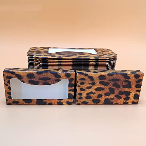 Опаковка в кутия за мигли, 100 бр Обемни мигли от 3D дупки, празна опаковка, калъф 25 мм, носи етикет за услугата хартия, 7, 30 бр