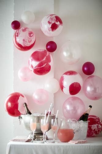 Говорещи Маси Хартиени Чинии Пастелни Във Формата На Балон Честит Рожден Ден | Розово, 12 Опаковки